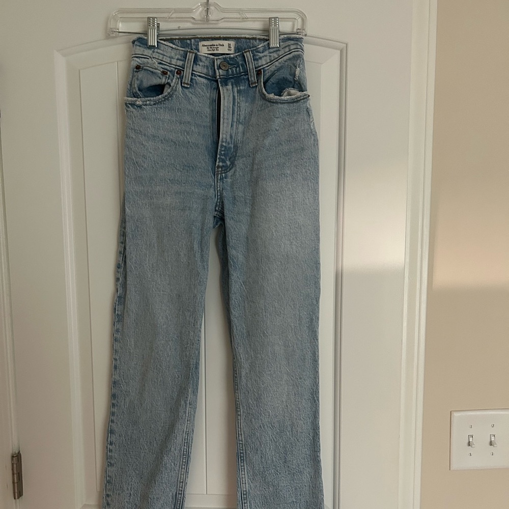 abercrombie 90s straight jeans